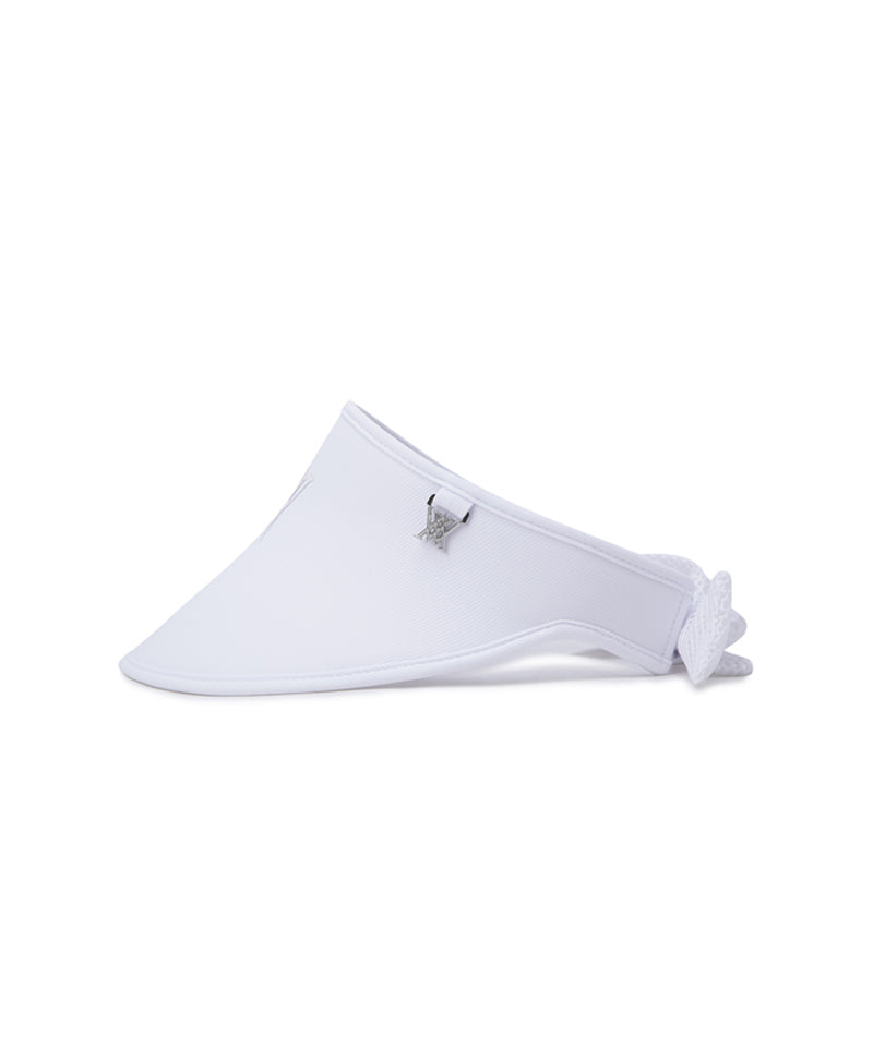 Women's Wide Edge Visor - White