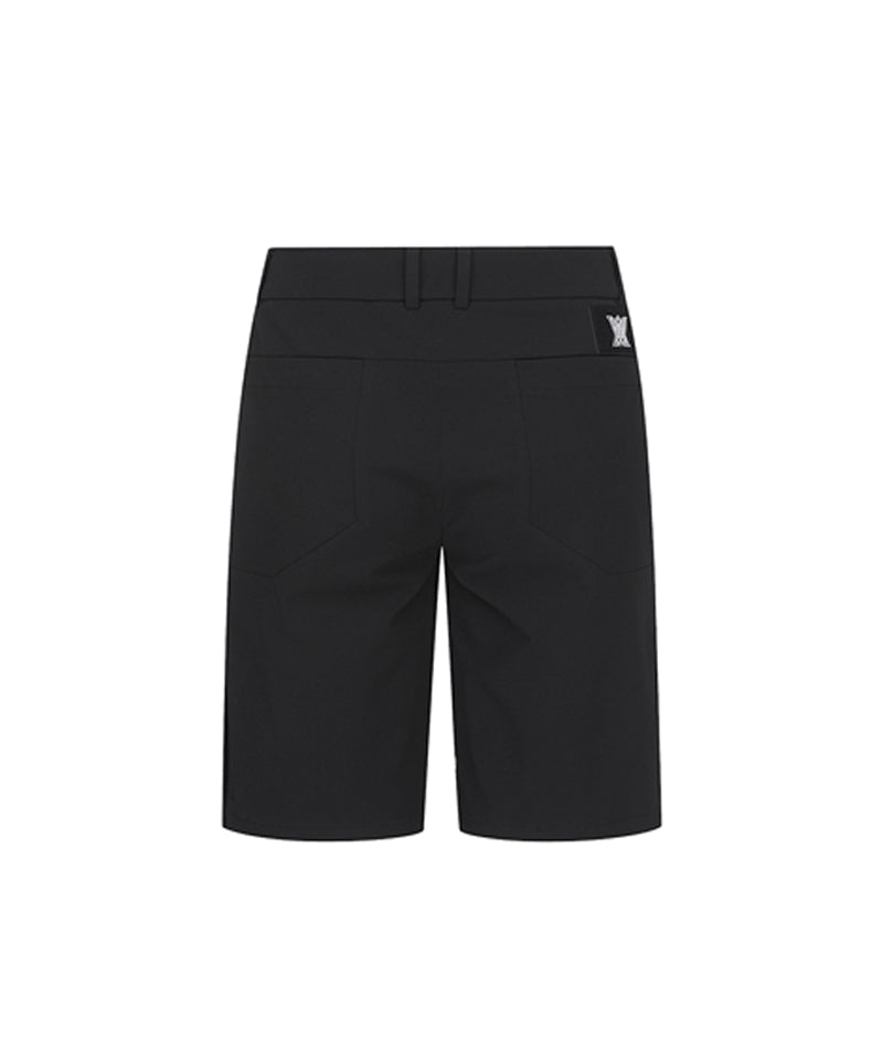 Men's Skirtuaer Line Half Pants - Black