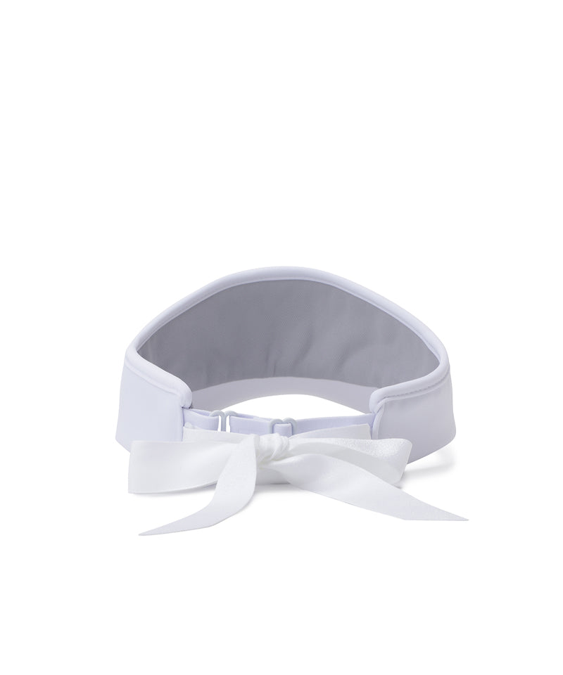 ANEW Golf Women's Essential Ribbon Tie Visor - White