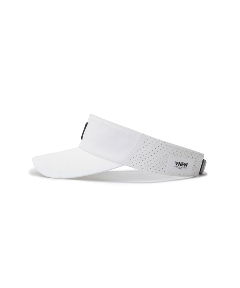 Unisex Essential Logo Visor - White