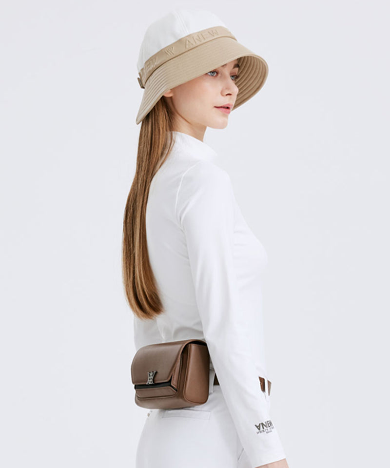 Octa Angle Belt Bag - Dark Beige