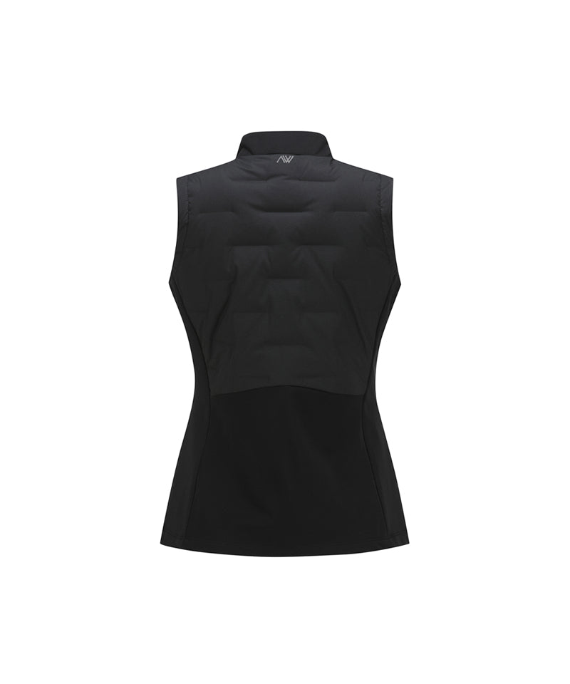 Ultra Light Down Women Vest  - Black