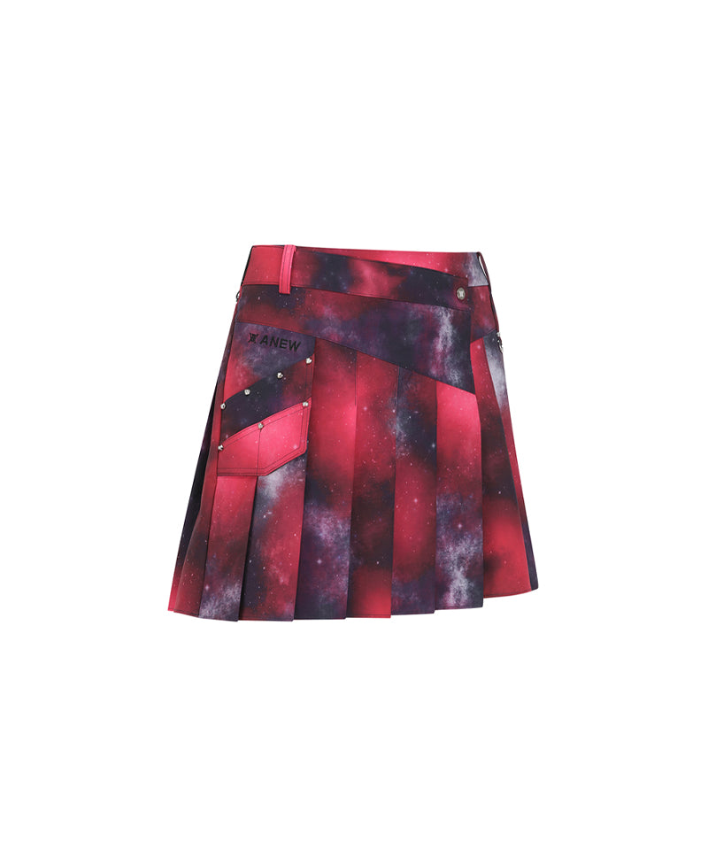 Anew Golf Women's SP All Over Pleated Skirt - Red