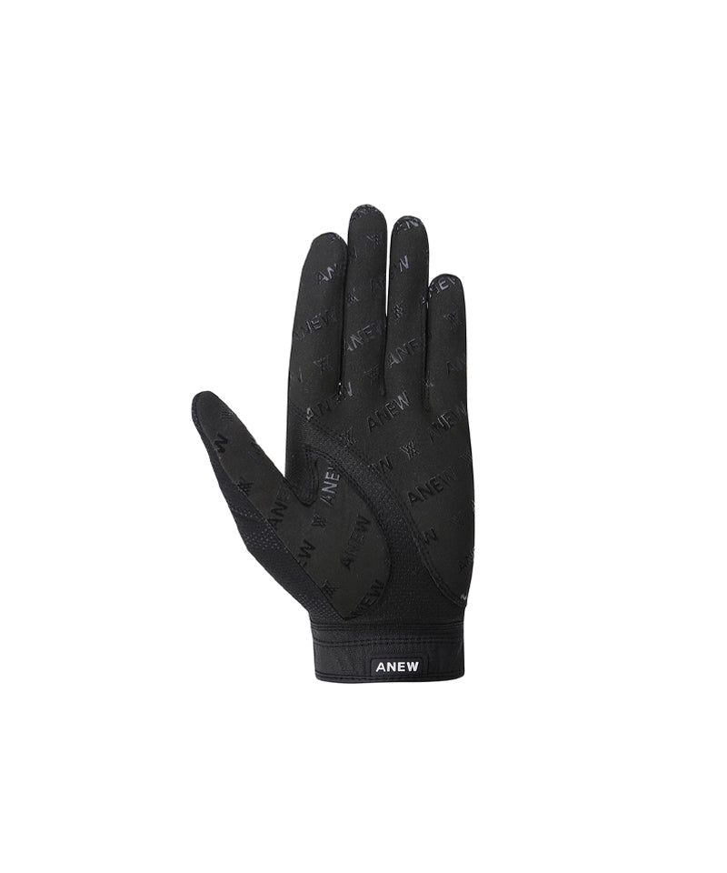 ANEW GOLF Men's Dot Camo Mesh Gloves - Black