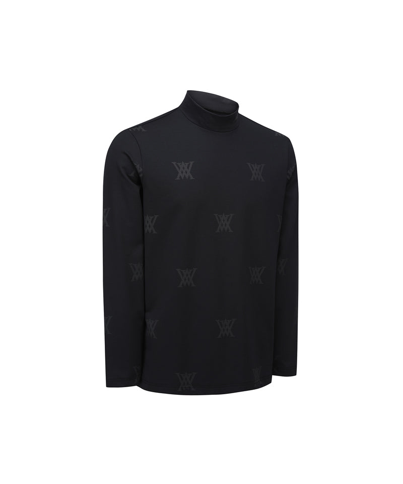 Men's Monogram Logo Baselayer - Black