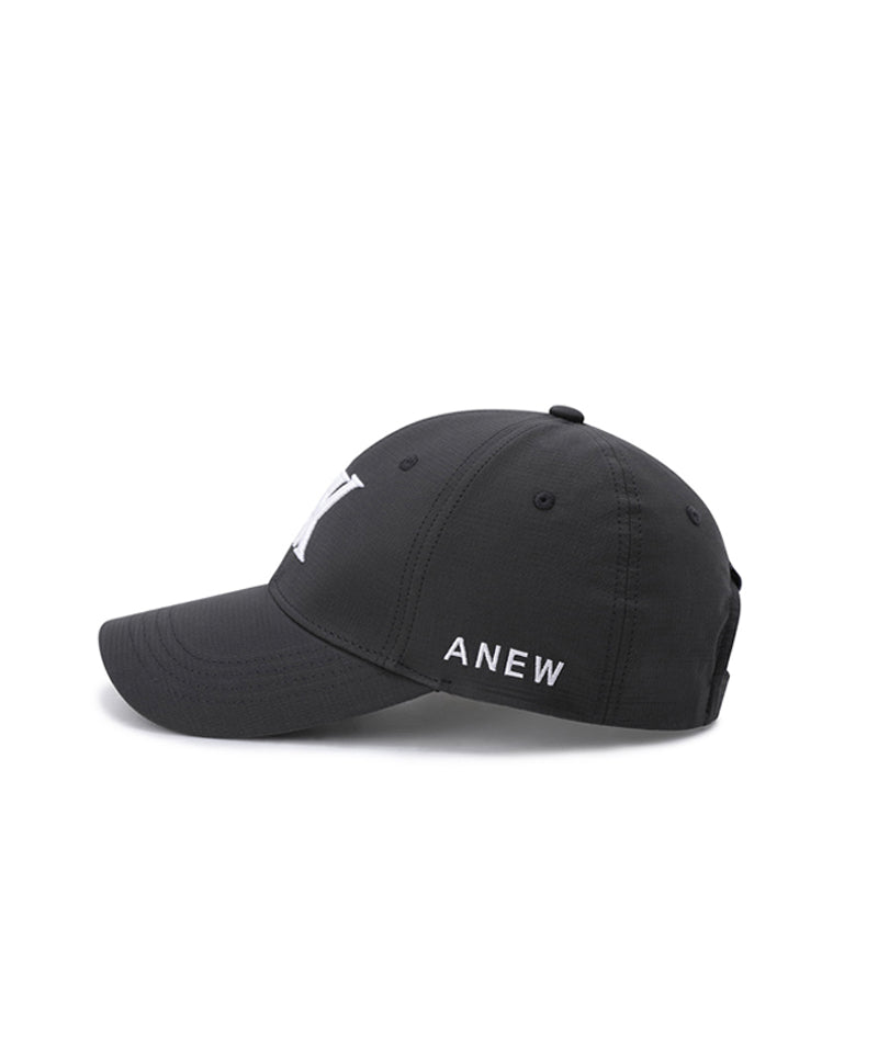 Anew Golf Seersucker Ball Cap - Black