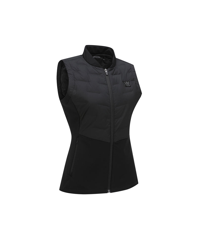 Ultra Light Down Women Vest  - Black