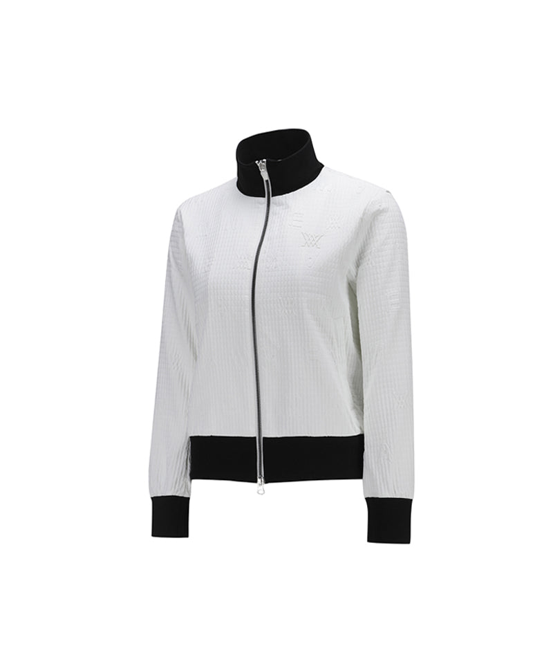 Women's Anew Embo Logo Jacket - White