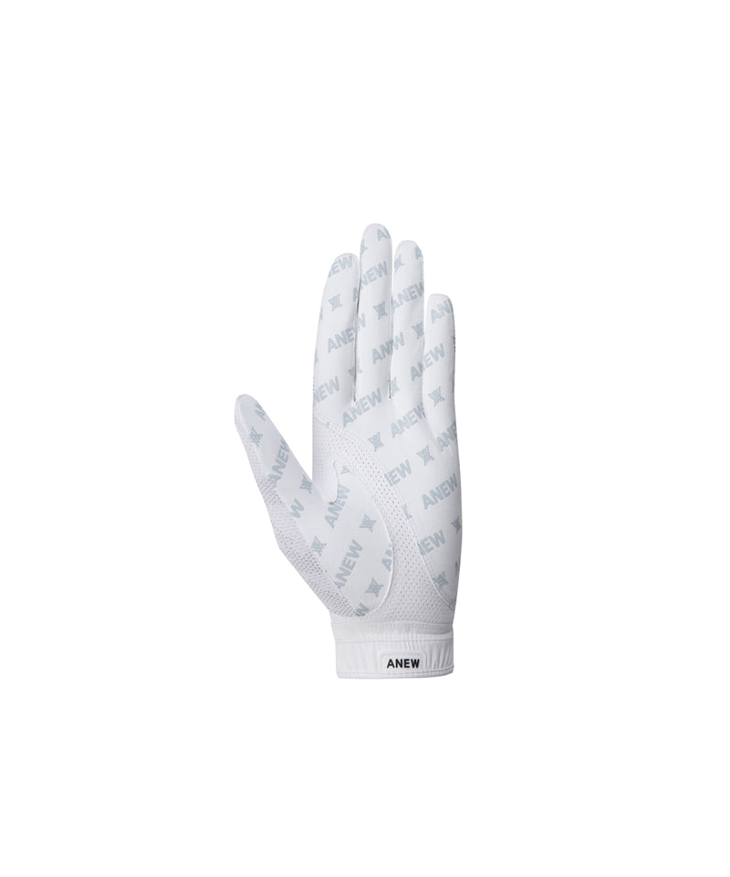 ANEW GOLF Men's Dot Camo Mesh Gloves - White