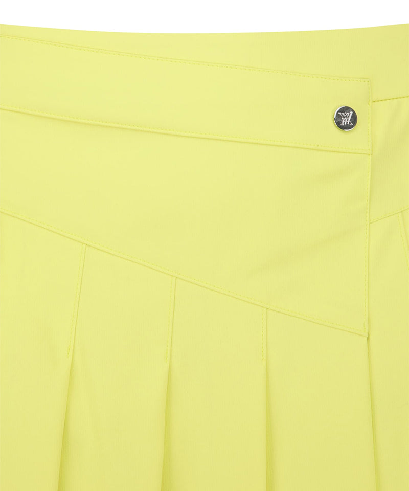 Anew Golf Women's SP All Over Pleated Skirt - Yellow