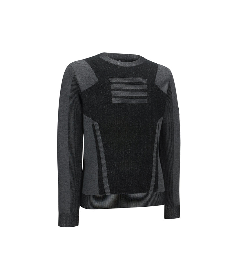 ANEW GOLF Men's Performance Block Structer Pullover - Black