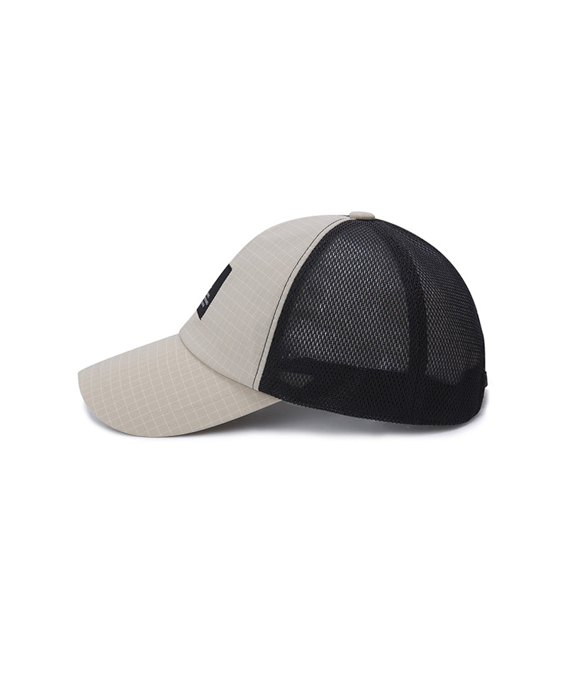 Men's Rip Mesh Cap - Beige