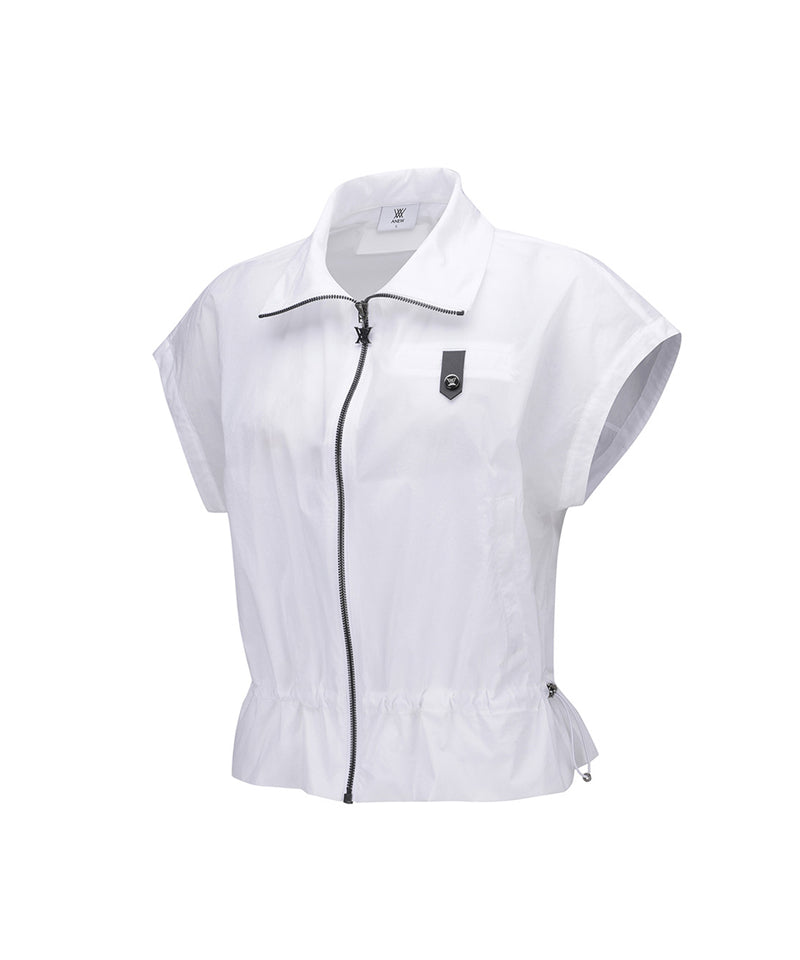 Women's Wide Fit Point Vest - White