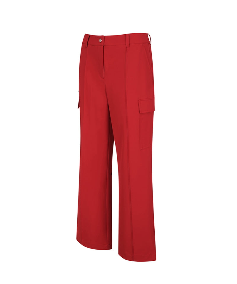 ANEW Golf Women's SP Semi Wide Pants - Red