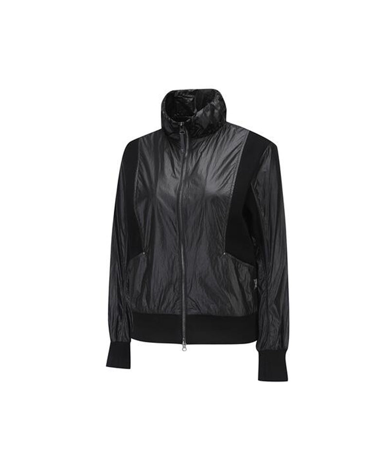 Women's Incision Coloring Point Jacket - Black