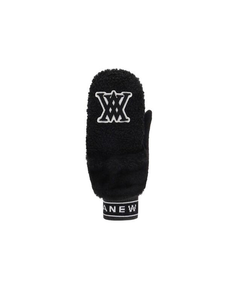 ANEW Women's Fluffy Bucket Hat & Mitten Set