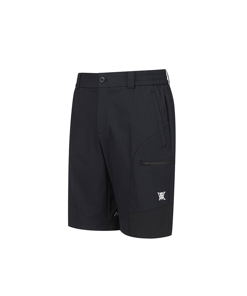 Men's Ribstop Half Pants - Black