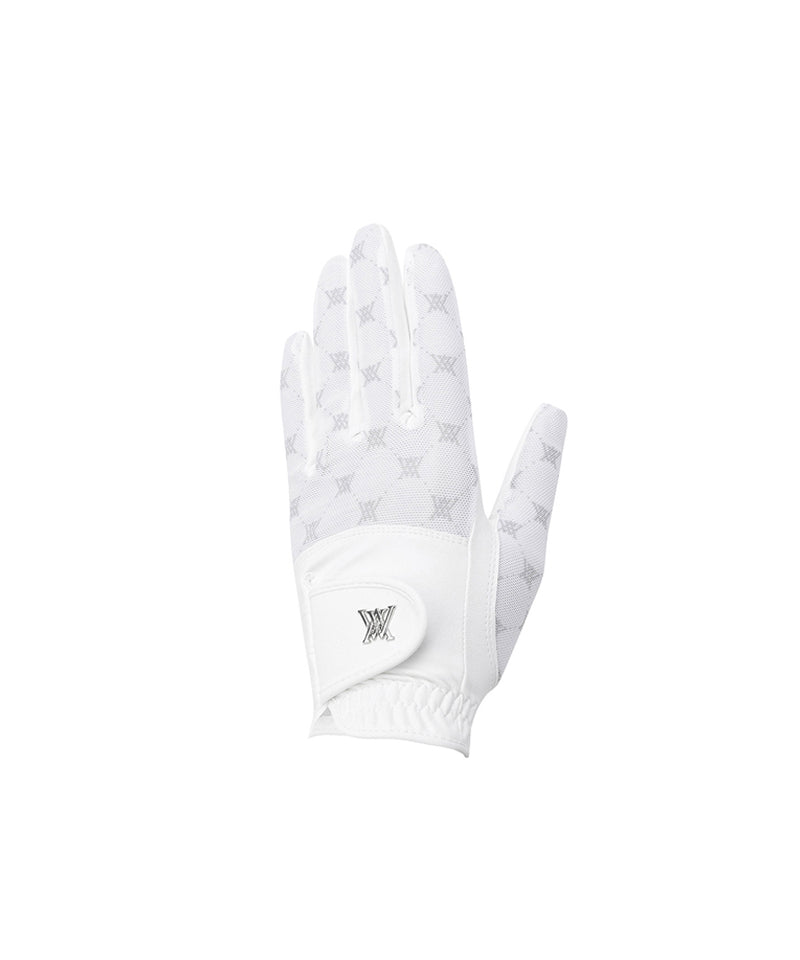 Women's Monogram See-Through Glove (PAIR) - White