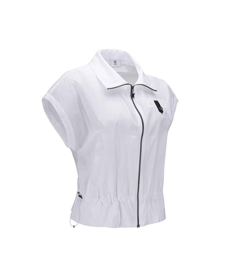 Women's Wide Fit Point Vest - White