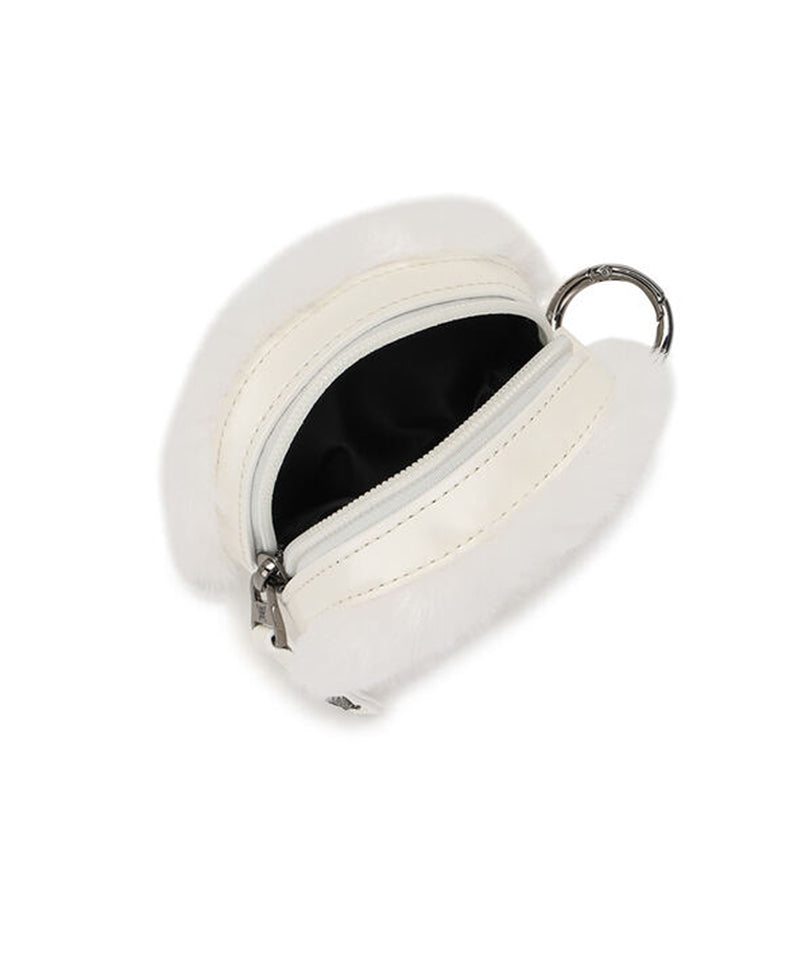 Curly Circle Ball Case - Ivory