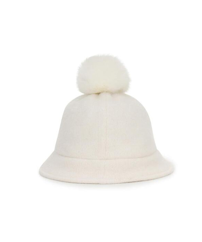 ANEW GOLF Women's  Furry Gloves & Women's Bell Bucket Hat - Ivory SET