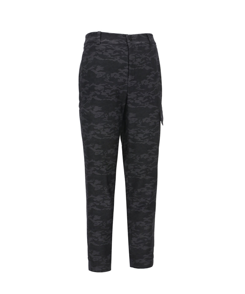 ANEW Golf Men's Camo Pattern Jogger Long Pants - Charcoal Gray