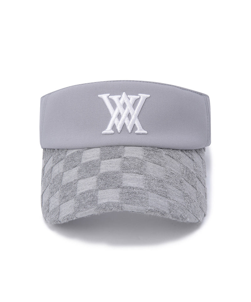 (U) Terry Pattern Visor - Gray