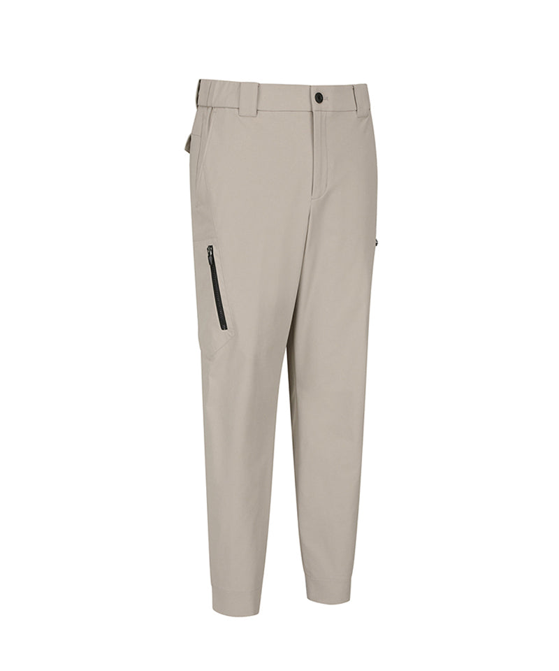 Men's Cargo Jogger Pants - Light Beige