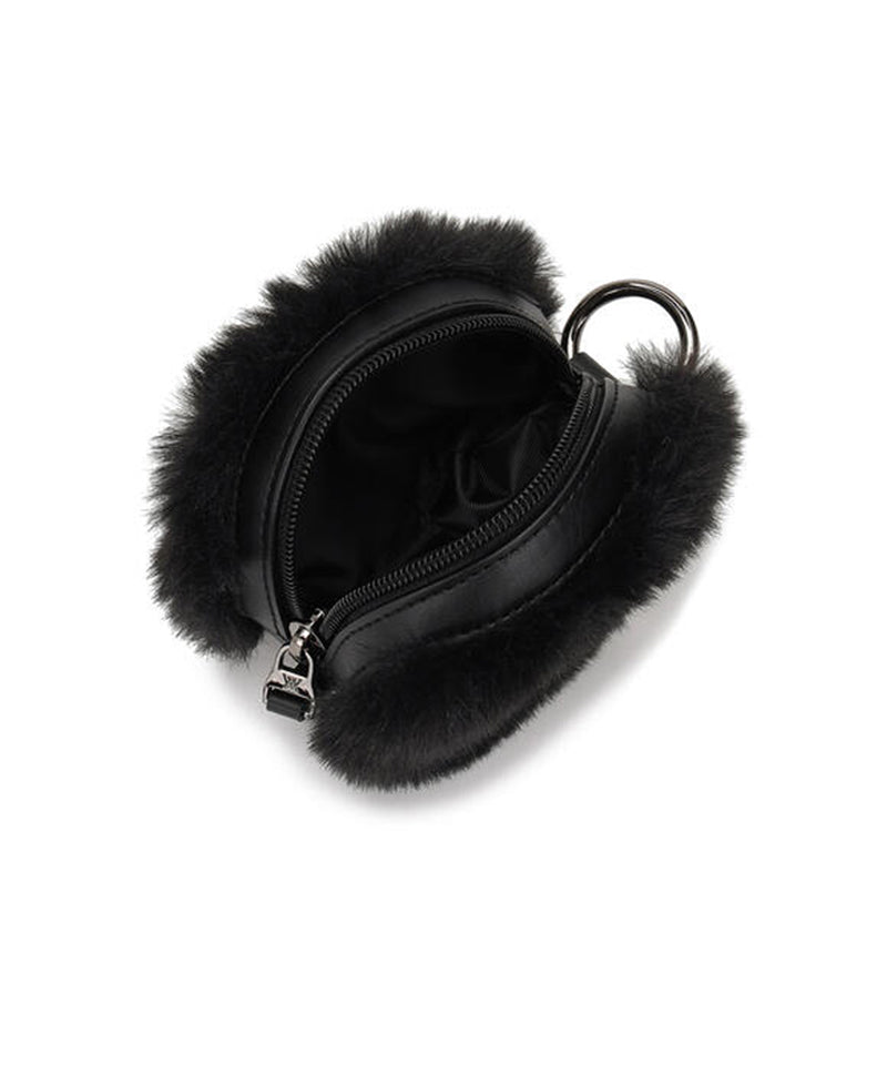 Curly Circle Ball Case - Black