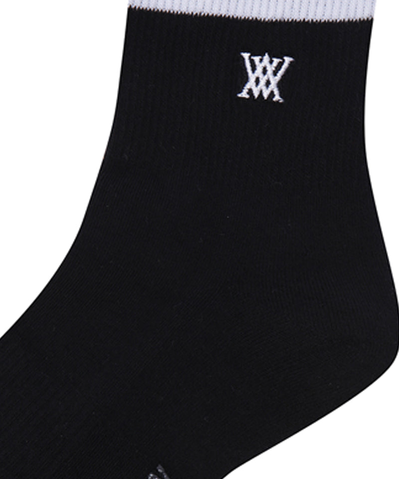 Men's Double-Block Socks - Black