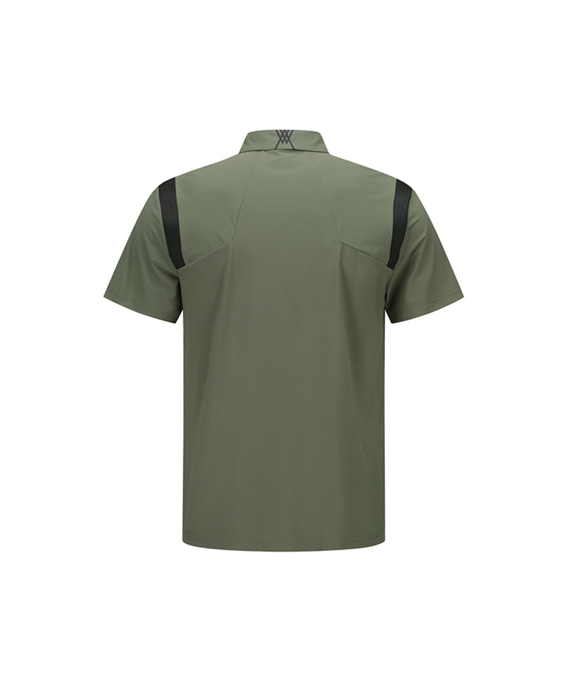 Men's Sporty Short T-Shirt - Khaki