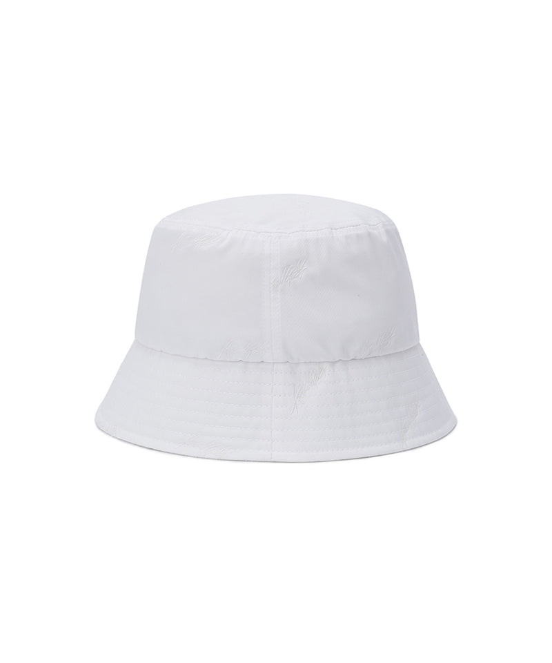 Unisex Embroidery Pattern Hat - White