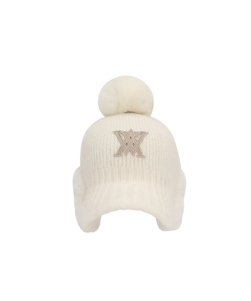 ANEW GOLF Women's New Angora Knit Ballcap - Ivory