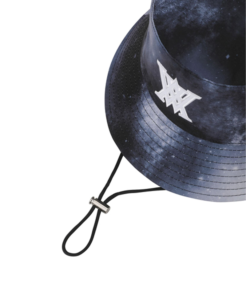 Uni Galaxy Pattern Reversible Bucket Hat - White