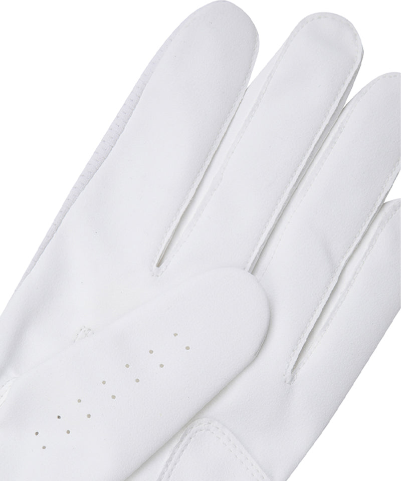 ANEW GOLF Men's Logo Point Mesh Gloves (Left Hand) - White