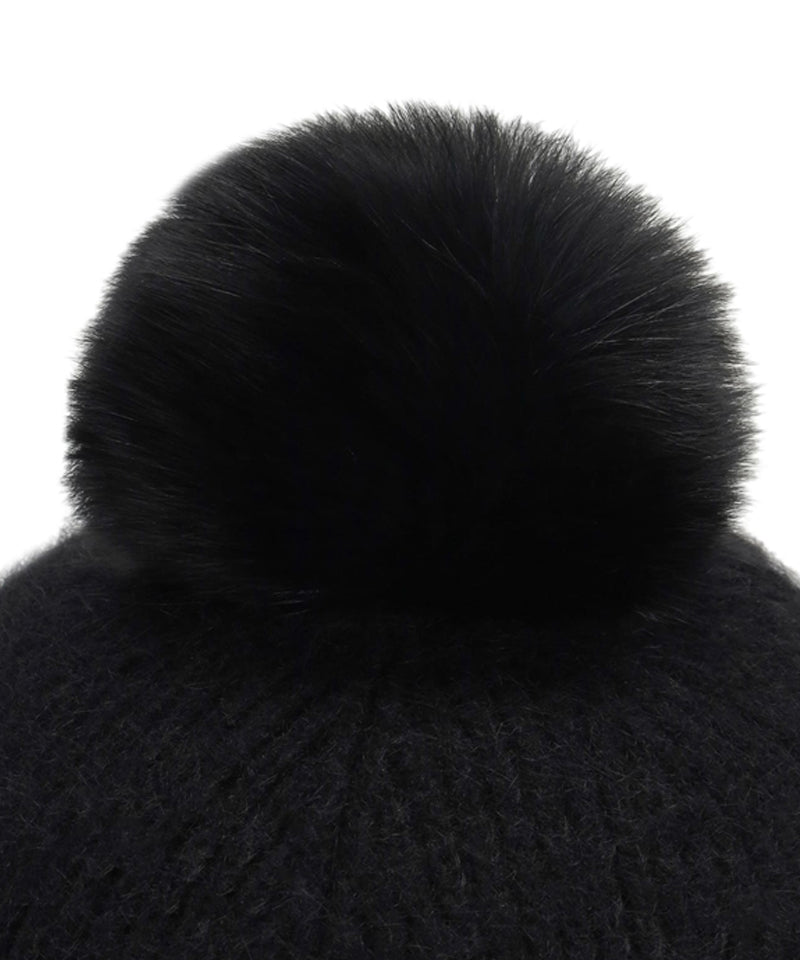 ANEW GOLF Women's New Angora Knit Ballcap - Black