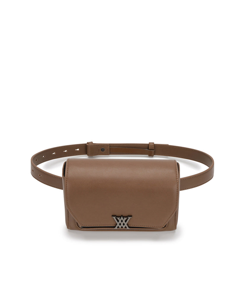 Octa Angle Belt Bag - Dark Beige