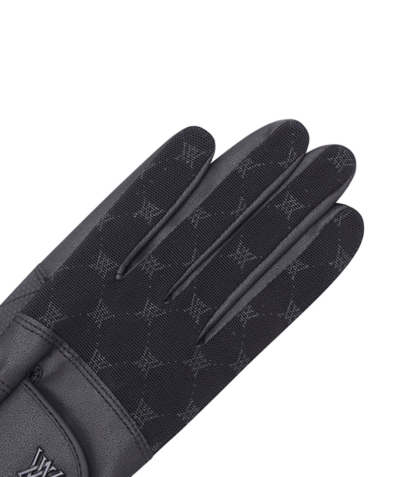 Women's Monogram See-Through Glove (PAIR) - Black