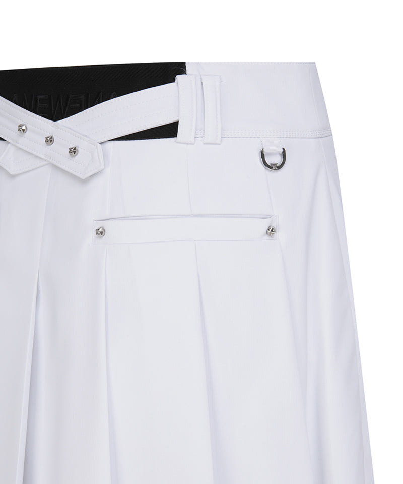 ANEW Golf Women's SP Essential Pleated Skirt - White