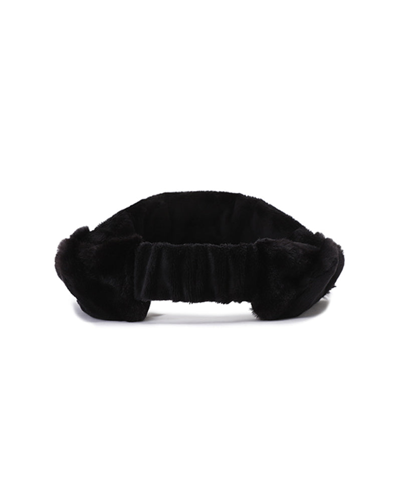 Woven Stitch Earring Cap - Black
