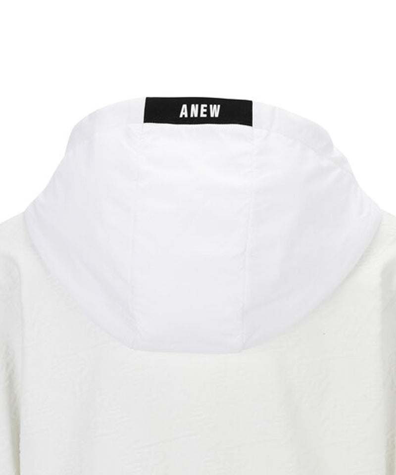 Women's Logo Pattern Anorak - Off-White