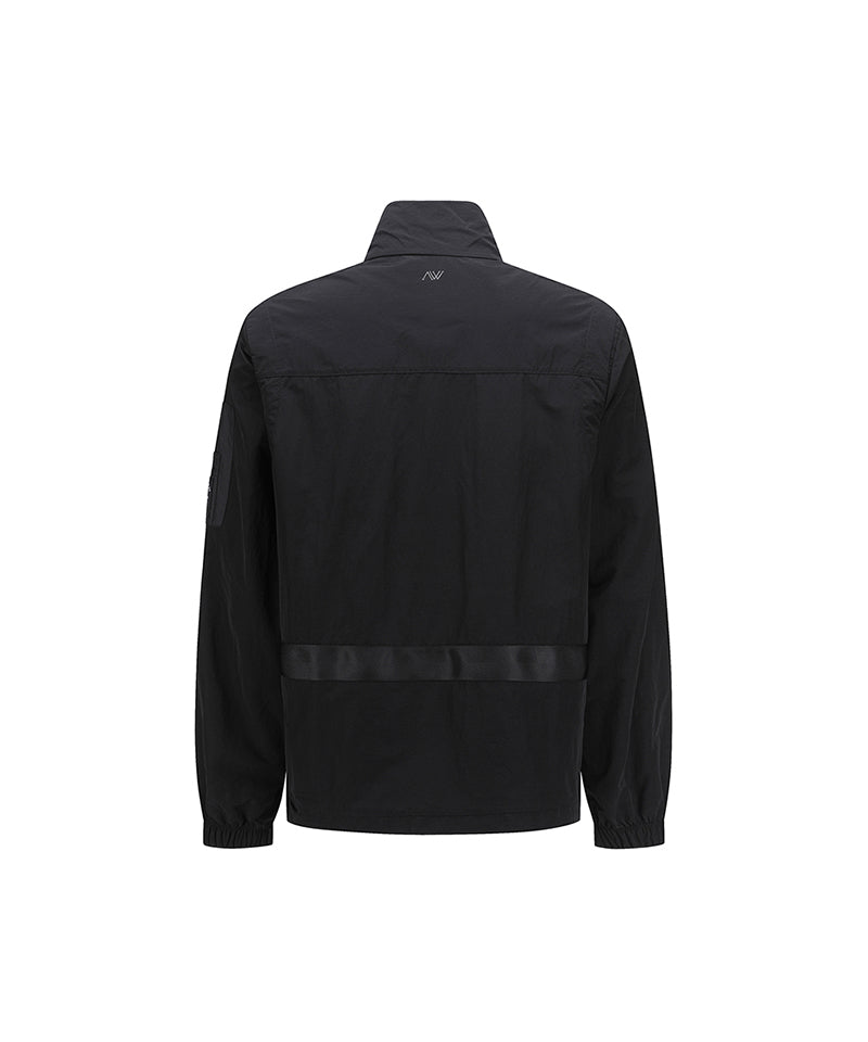 [Season End] Men's Ribstop Point Anorak Jacket - Black