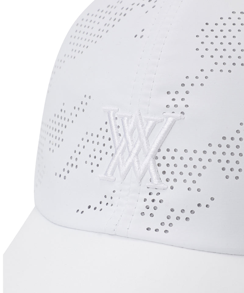 Uni Dot Camo Cap - White