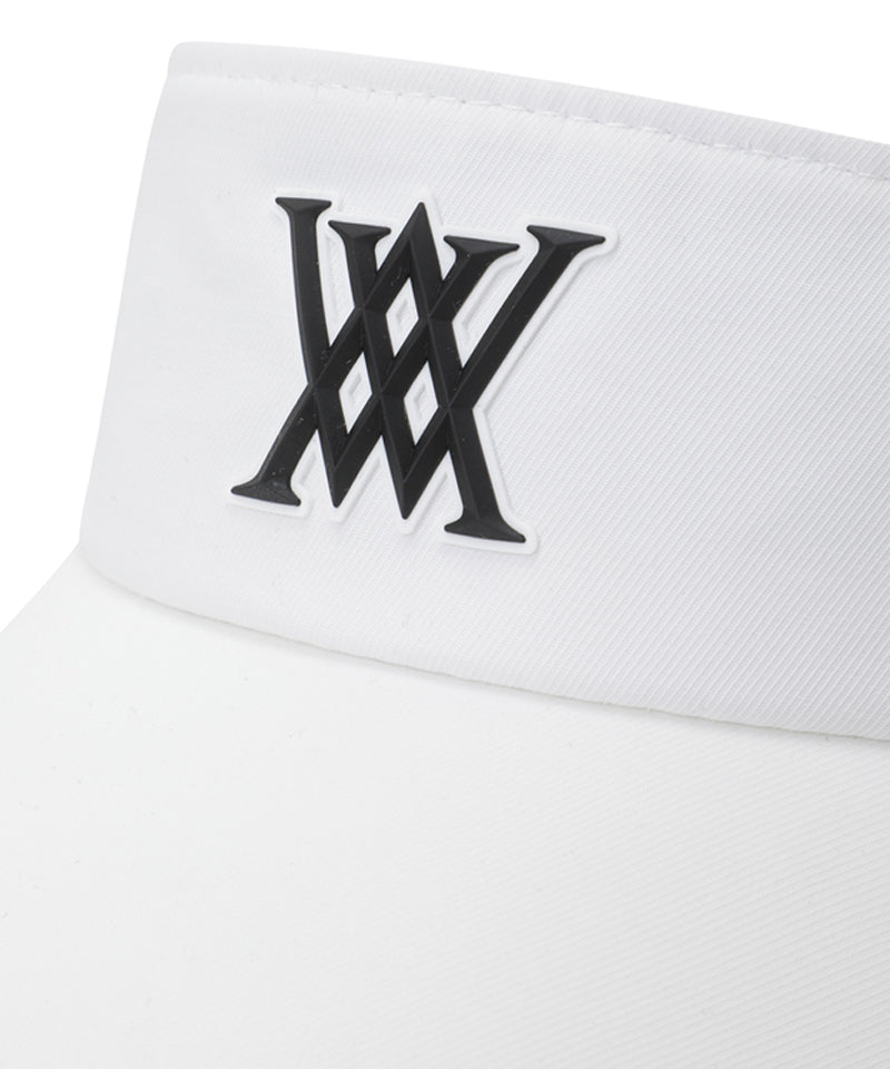 Unisex Essential Logo Visor - White