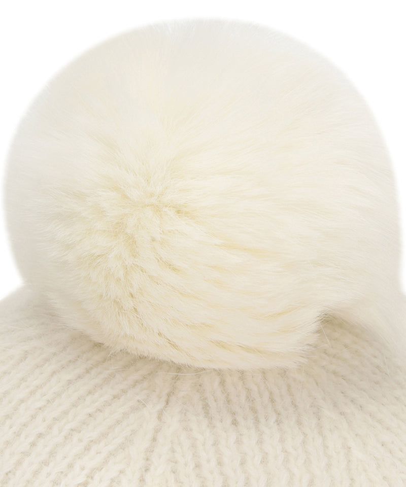 ANEW GOLF Women's New Angora Knit Ballcap - Ivory