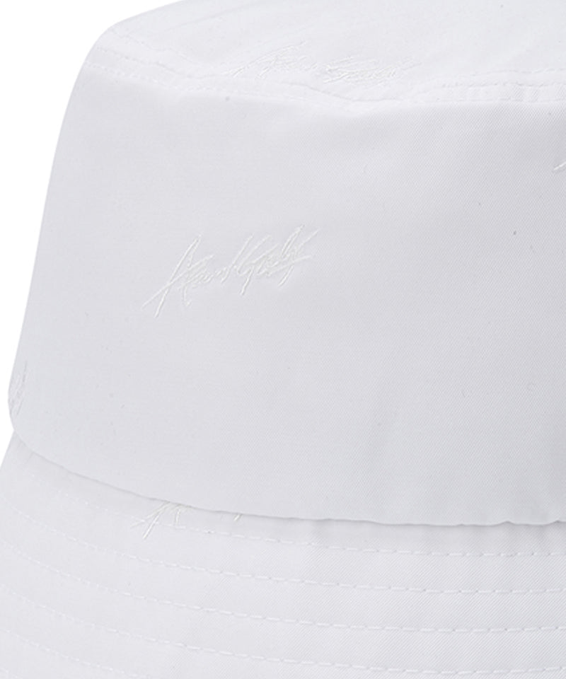 Unisex Embroidery Pattern Hat - White