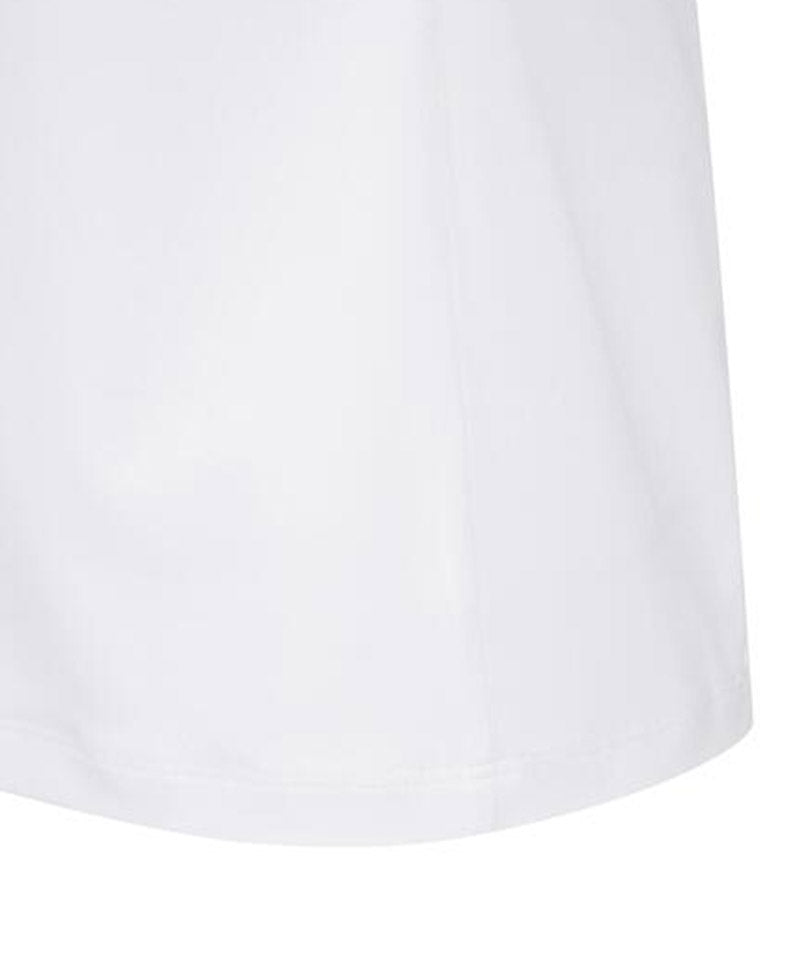 Women's Ice Dots Incision Point Short T-Shirt - White