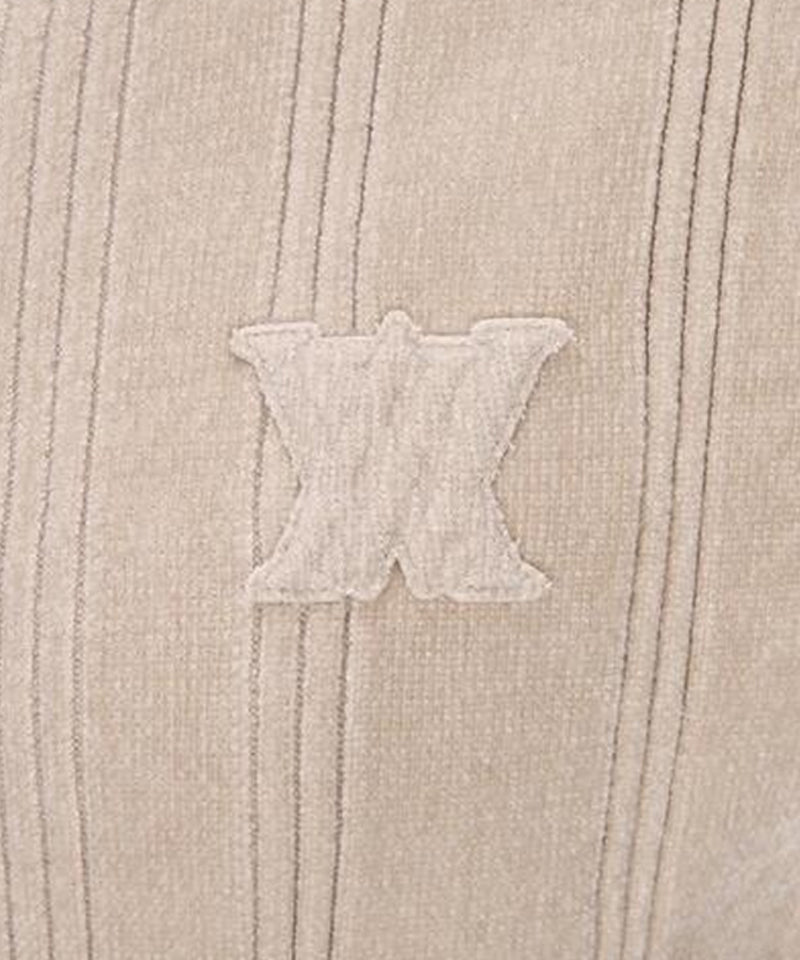 Women's Chenille Knit Hood Vest - Light Beige