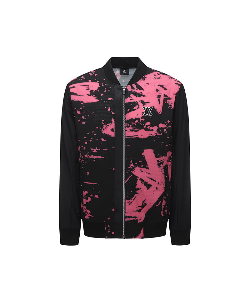 Men's Paint Patterrn DTP Jacket_BK