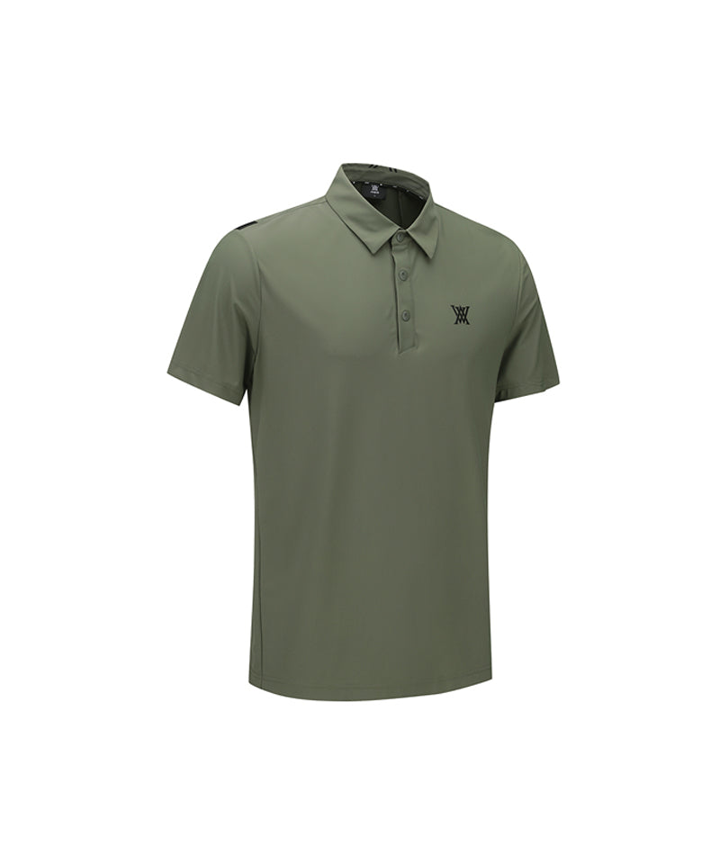 Men's Sporty Short T-Shirt - Khaki